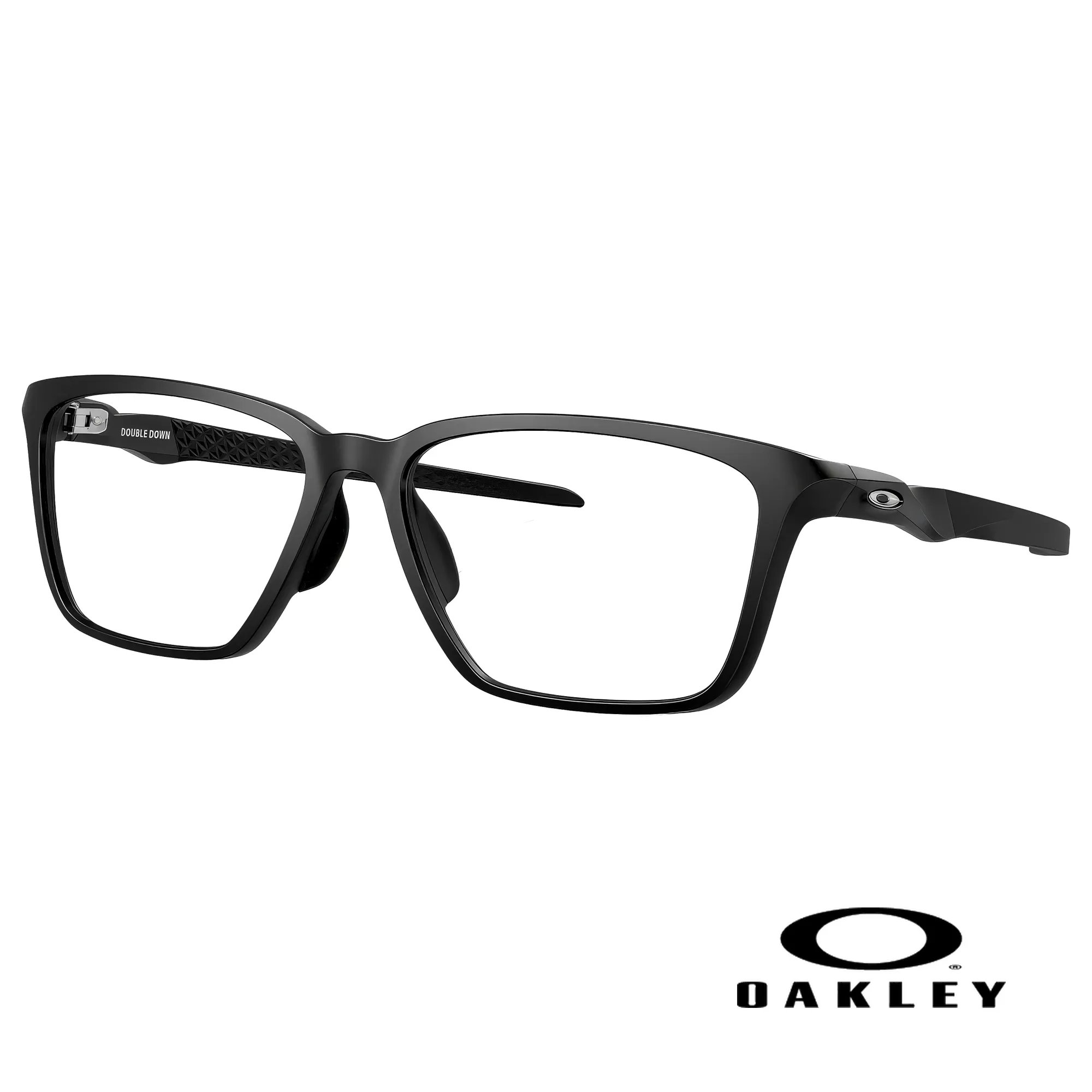 Oakley Double Down lead glasses in Satin Black - low bridge fit radiation protection
