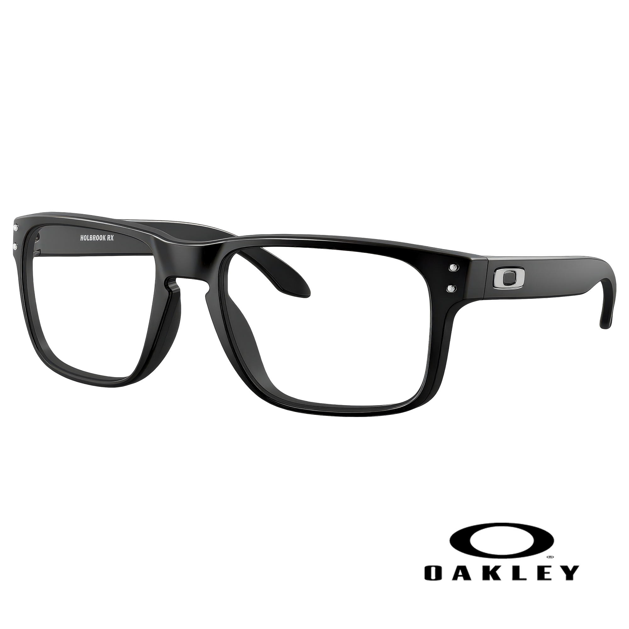 Oakley Holbrook lead glasses in Matte Black - iconic radiation protection eyewear