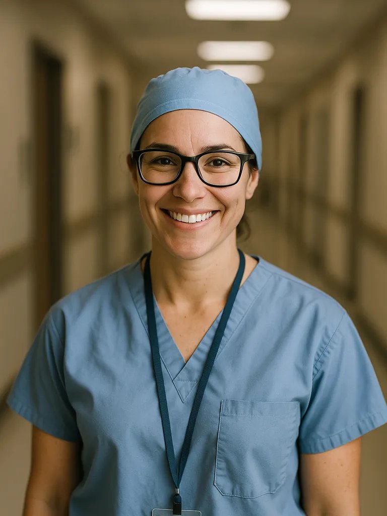 Oakley lead glasses worn during interventional radiology procedure