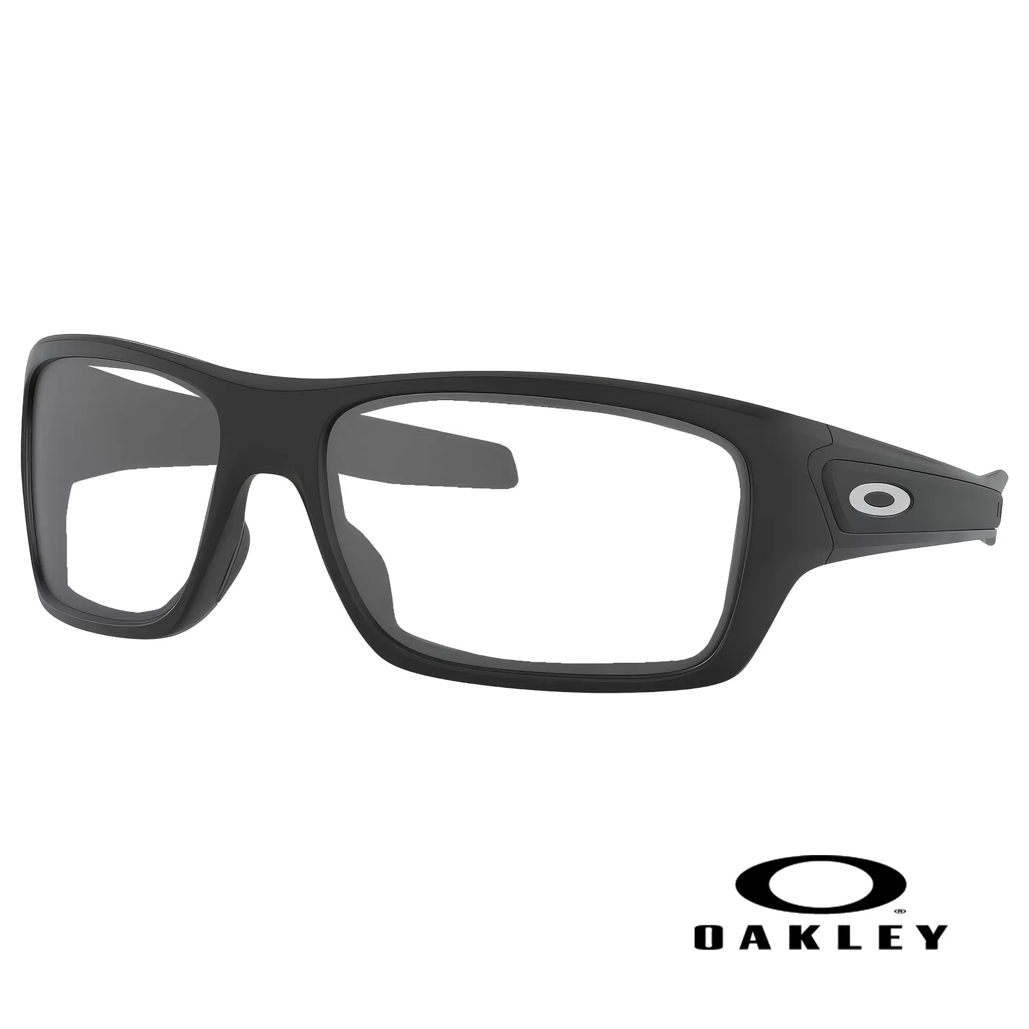 Oakley Turbine lead glasses in Matte Black - wraparound radiation protection eyewear