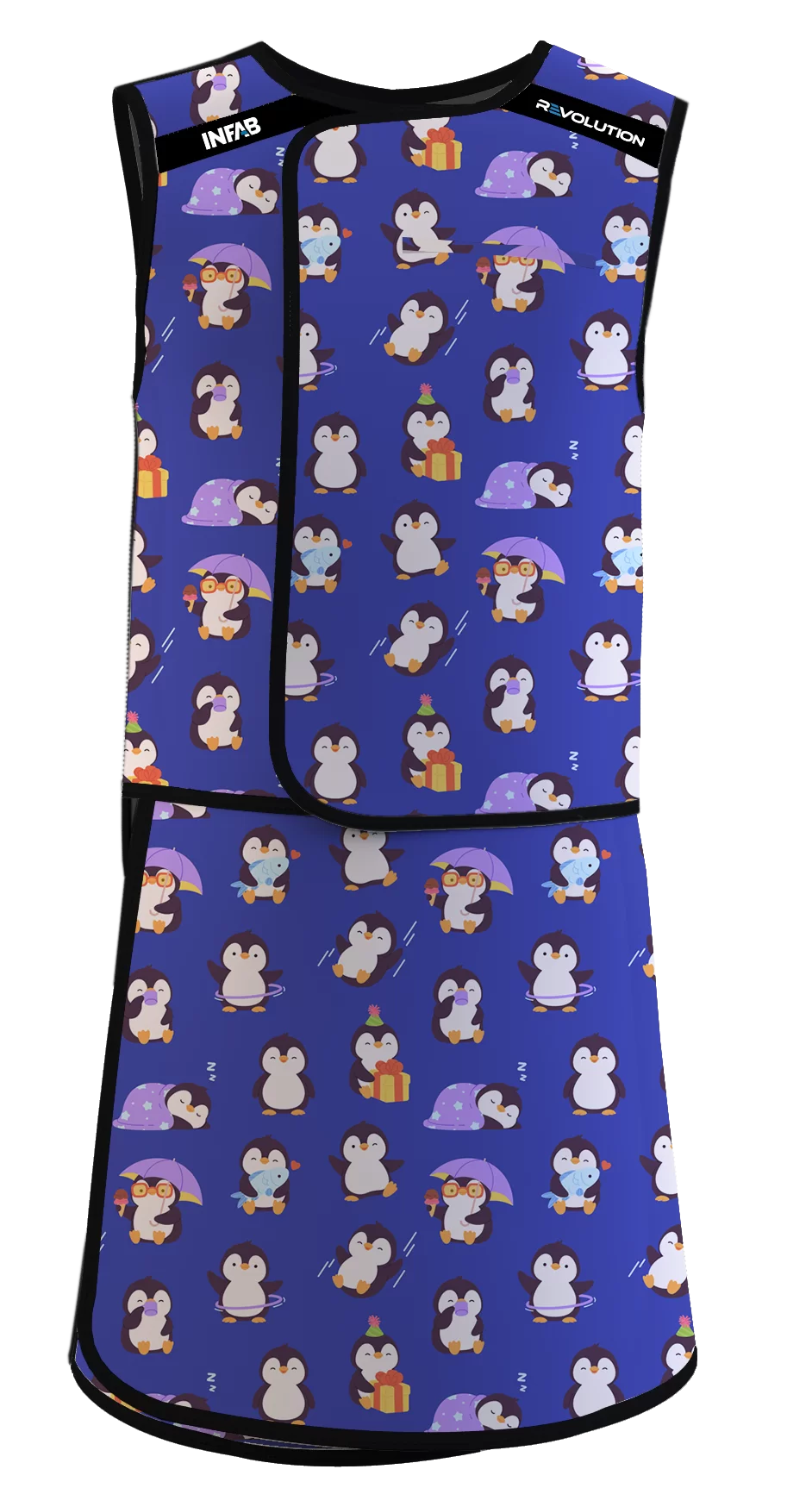 Club Penguin on apron