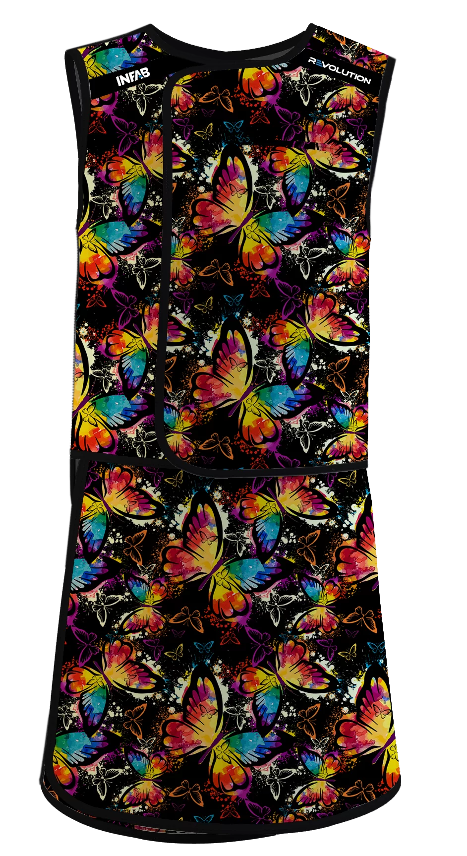 Watercolor Butterflies on apron