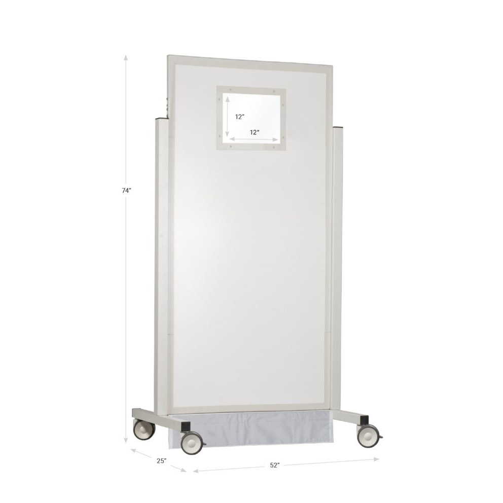 X Ray Mobile Barrier Small Window 683465 Dim Web