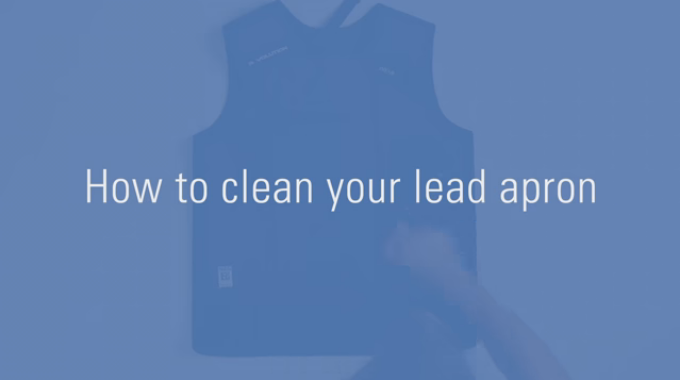 How to clean your lead apron