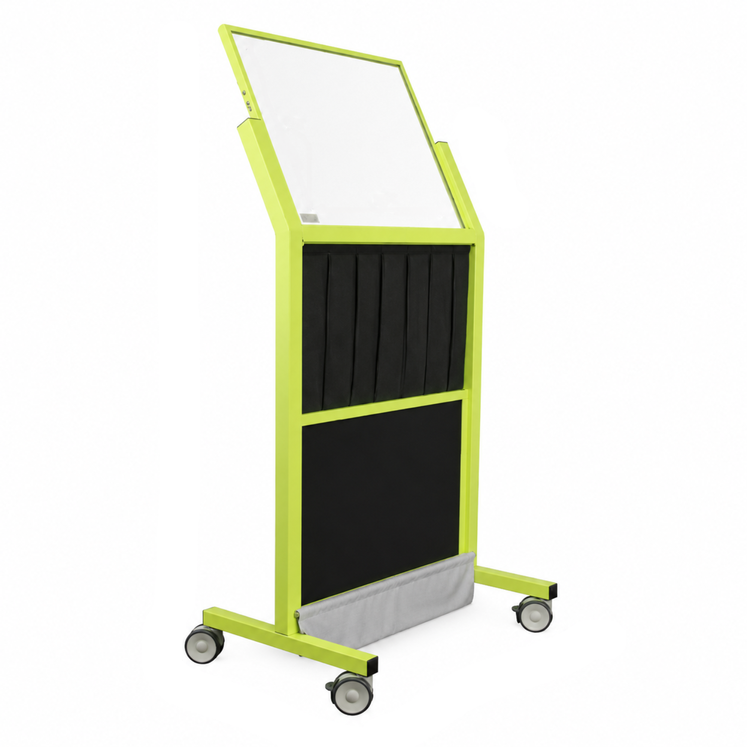 Product: Tilted Mobile Barrier With Reach Through Curtain – 683462