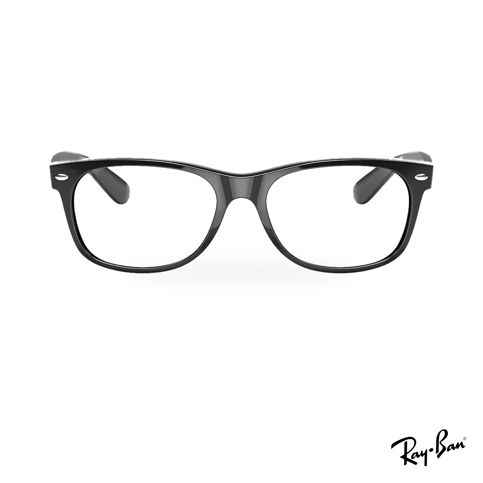 Ray Ban New Wayfarer Rubber Black Front